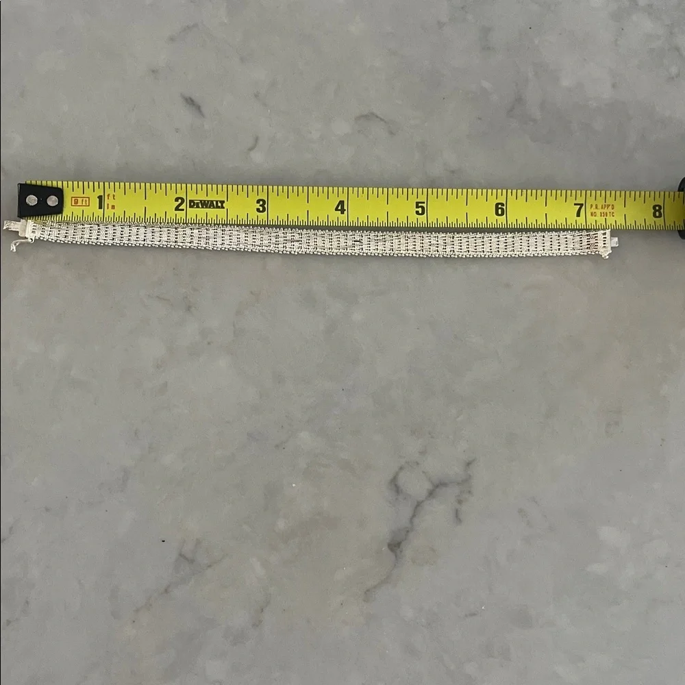 Vintage 1980s Sterling Silver Bracelet - Picture 10 of 12